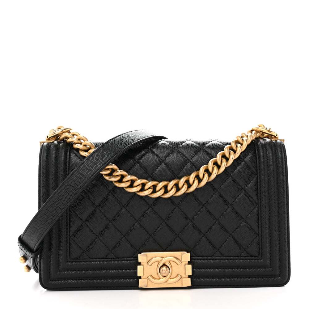 Chanel Caviar Quilted Medium Boy Flap #323668C42B